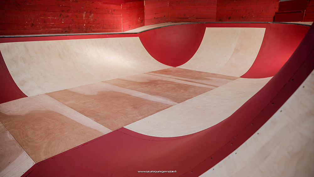 Bowl partie mini Skatepark de Grenoble